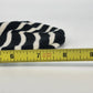 Black White Striped Knit Beanie Hat One Size Unisex Handcrafted Style Winter Cap