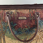 Ricardo Beverly Hills Palm Trees Tapestry Carpet Carry On Bag Overnight Vintage