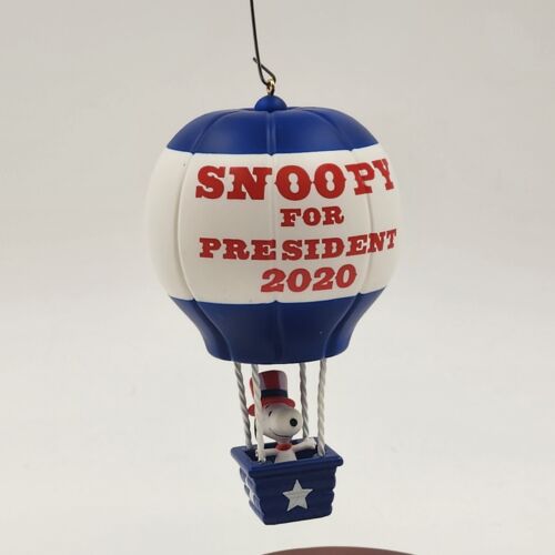 Hallmark Keepsake Christmas Ornament 2020 SNOOPY FOR PRESIDENT Peanuts Gang