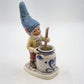 Goebel Co-Boy Mike Jam Maker Gnome Figurine 8" Well 502 W Germany Vintage 1970