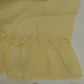 1 Pair Of Cafe Curtain Pale Yellow Ruffled Edge Machine Wash 70% Polyester China