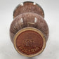 Austrian Taupe Drip Glaze Pottery Vase 226C Steatit Osterr Edelkeramic 10” Vtg