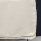 Off White Tablecloth w Waffle Woven Weave Motif Overlock Hem 50" x 70" Rectangle