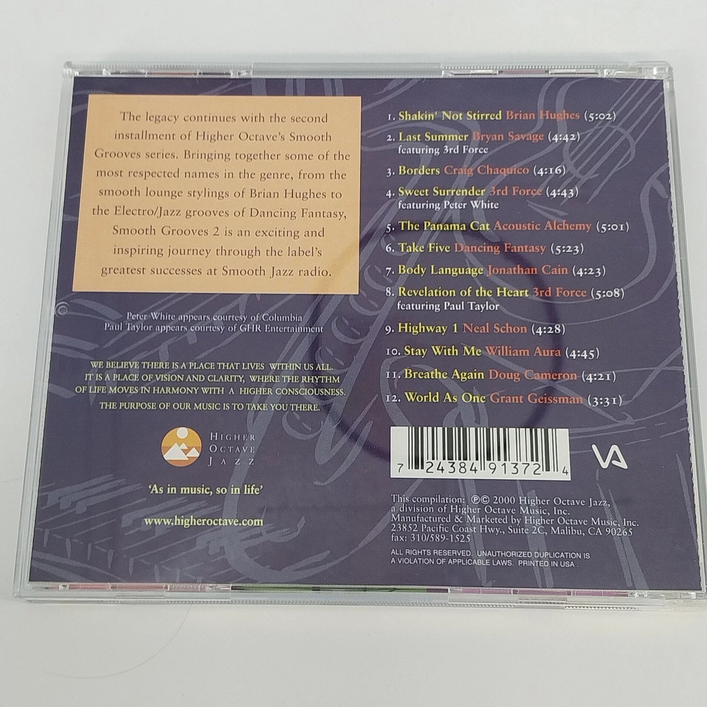 Higher Octave Smooth Grooves & Keys To The Heart 3 CD New Age Jazz Compilations