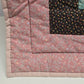 Marie Stiles Patchwork Quilt Machine Stitched Top Hand Stitched Backing 96"x80"