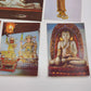 Lot of Vtg Asian Postcards Photo Cards Raised Card E 1960s Paper Ephemera Travel