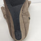 Anna Taupe Boots Slouch Faux Suede Knee High Women 8.5 Wedge Heel NWT Zip Buckle