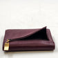 Rolfs Women's Genuine Brown Leather Tri-Fold Wallet Organizer Card Fold-Out Vtg