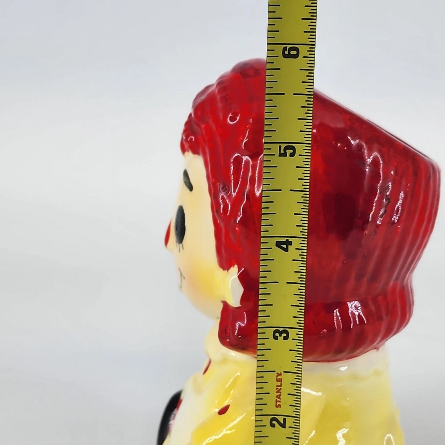 Vintage Rubens Originals Raggedy Ann Ceramic Head Vase Japan