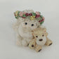 Dreamsicles Playmates Cherub Teddy Bear Figurine DC020 1.75" 1996 Vtg Cast Art