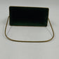 Merry Christmas Metal Box Wedge-Shaped Designed to Hold Christmas Cards 7x3x8"