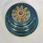 Betty Lou Blue Musical Powder Puff Vanity Make Up Box 5.5" Jack Connie New York