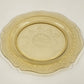 Federal Amber Yellow Depression Glass Patrician Spoke Dinner Plate 11" 1930s VTG