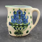 Hadley 24 oz Small Pitcher 5” Blueberry Bouquet Hand Painted Stoneware Pottery