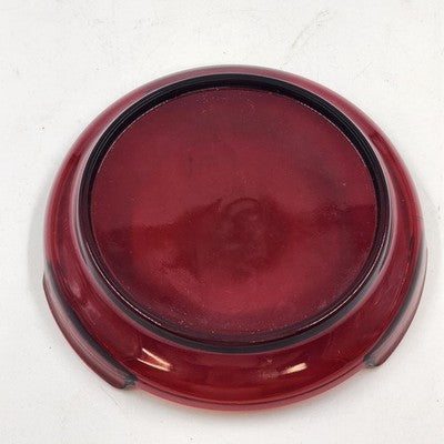 Punch Bowl Stand Base Only 5.25" Royal Ruby Red Glass by Anchor Hocking