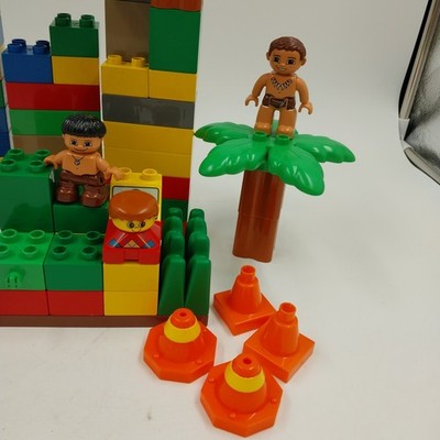 2 Pound Lego Duplo Bricks Mini Figures Accessories and Random Parts Mixed Colors