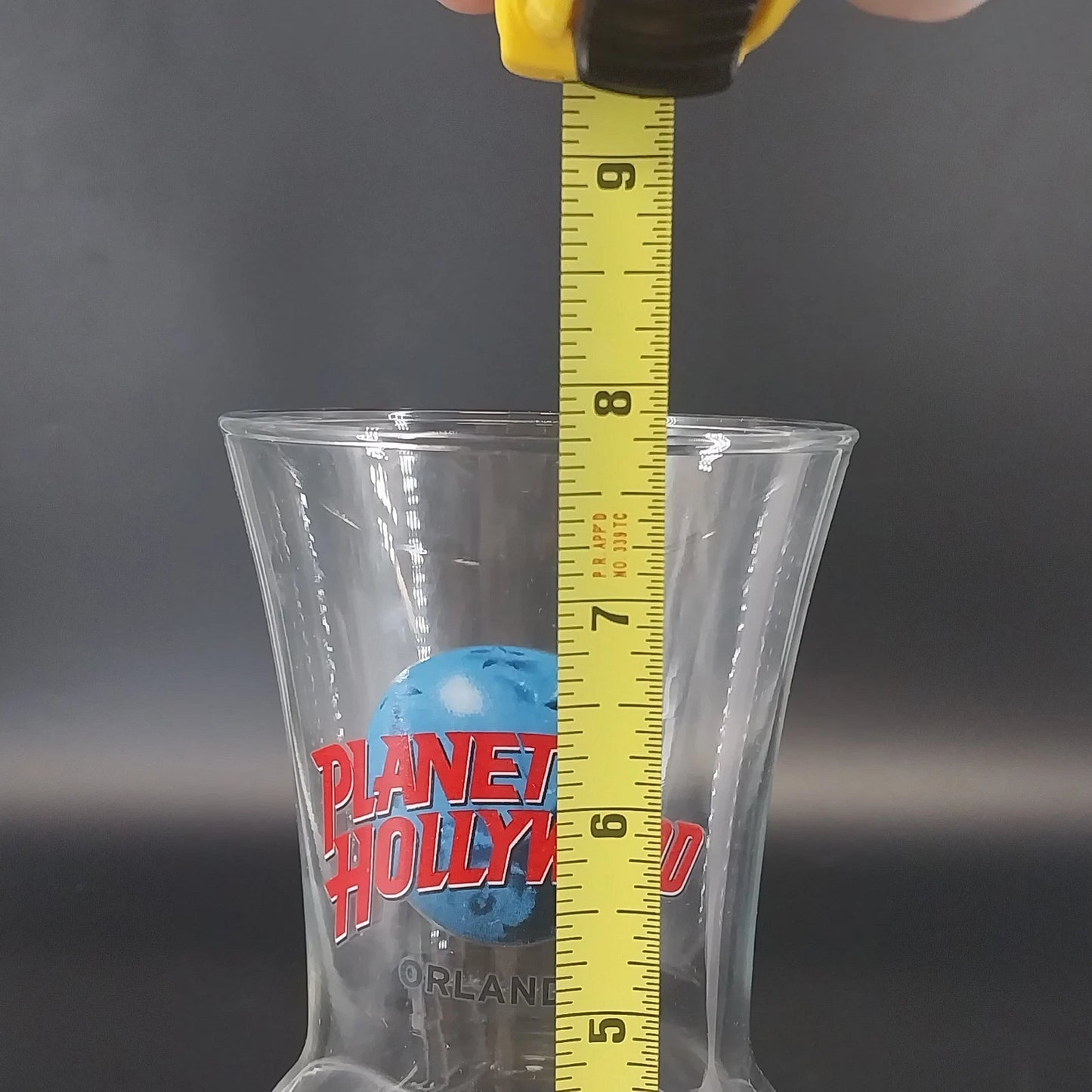 Planet Hollywood Orlando Hurricane Glass 16 Oz Souvenir Cocktail Glass