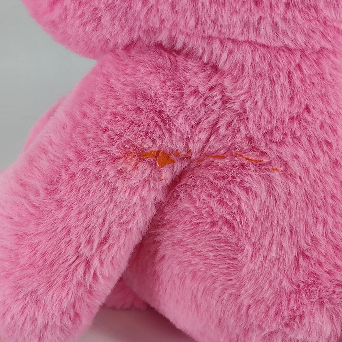 Care Bears Cheer Bear Plush 12" Pink Stuffed Animal Rainbow Belly Badge 2000's