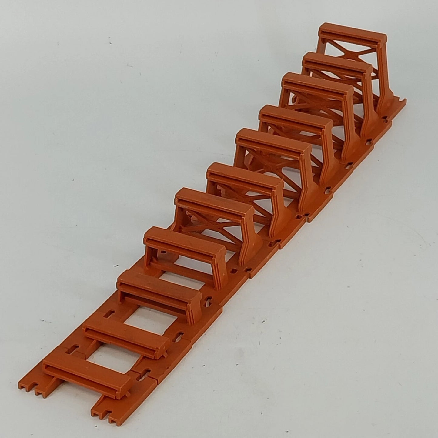 Lot of 11 American Flyer S Gauge Orange Trestles Vintage