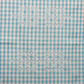 Blue & White Tablecloth Gingham Checked with Cross Stitch Embroidery Square 44"