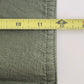 2 pc Green Canvas Needlepoint Placemats Pine Cone Nature Embroidered 17"x12"