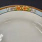 6 Nebraska Blue Bread & Butter Plates England Blue Rim Flower Accent J&G Meakin