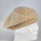 Beige Italian Style Beret Women’s Knit Beanie Hat Cap Soft One Size Classic Chic