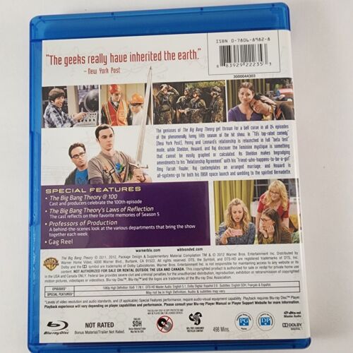 The Big Bang Theory The Complete Fifth Season Blu-Ray + DVD + Ultraviolet 2011