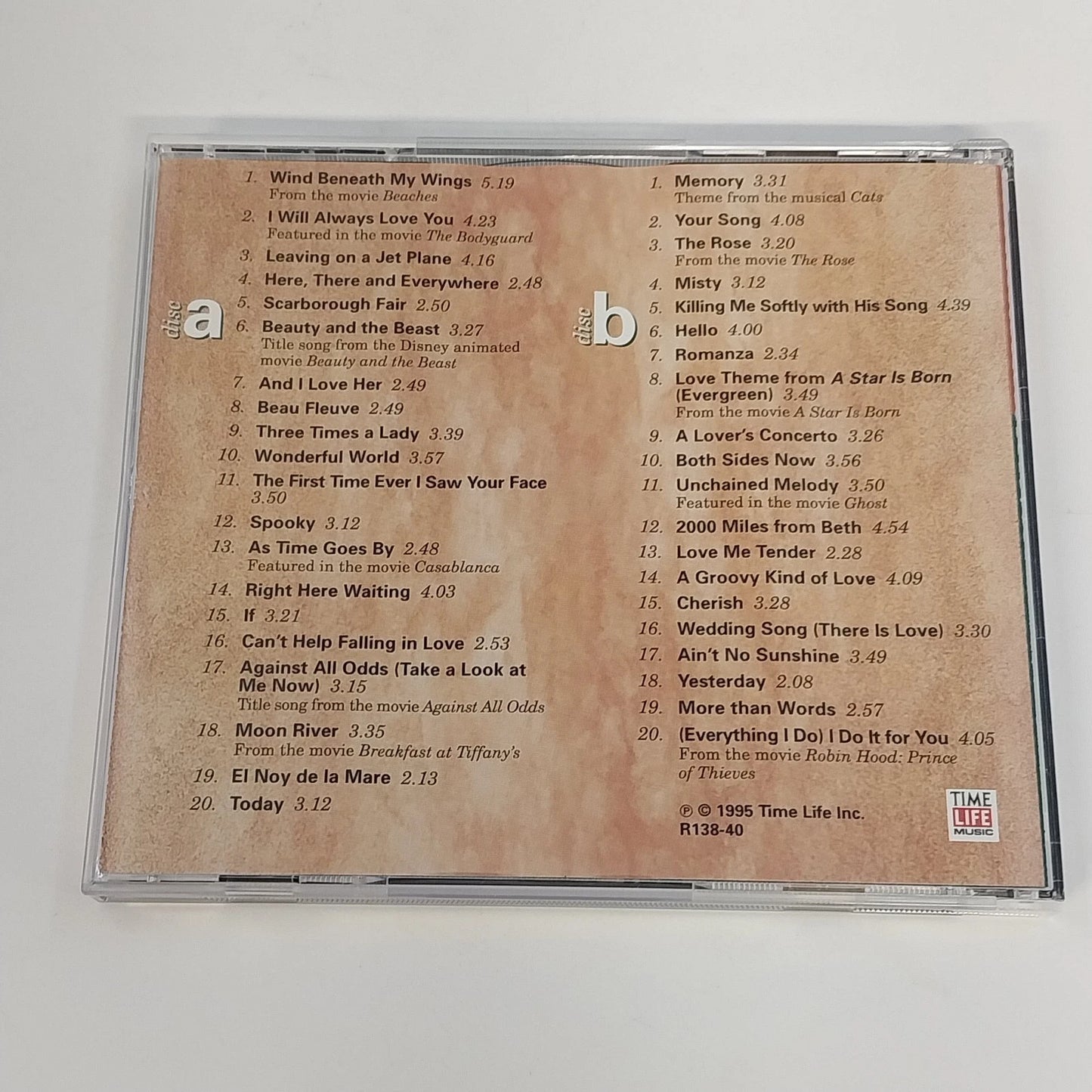 Michael Chapdelaine With Love 2 CD Set Time Life Music R138-40 Instrumental 1995