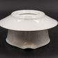 Noritake Tahoe Contemporary Fine China Gravy Boat w Underplate White Flowers 3"h