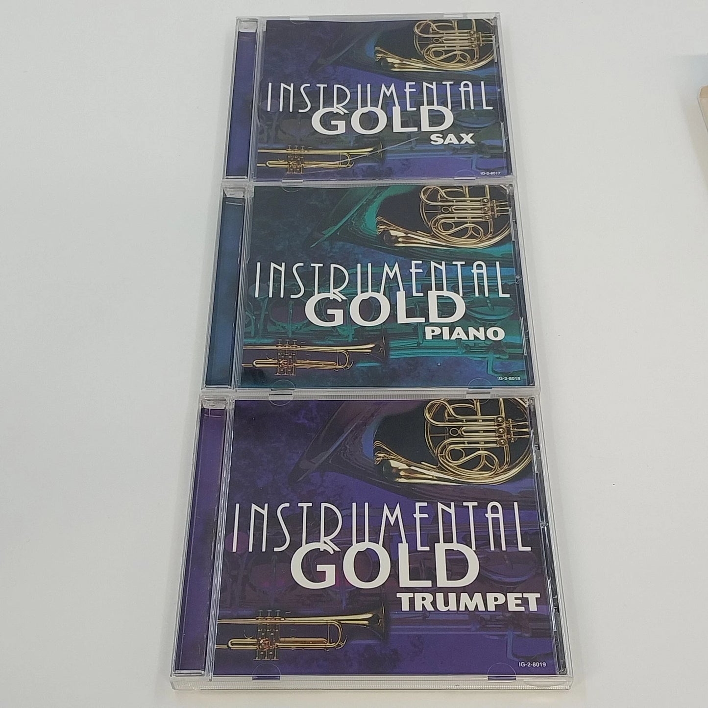 Instrumental Gold Sax Piano Trumpet 3 CD Box Set IG-3-8016 1998 Easy Listening
