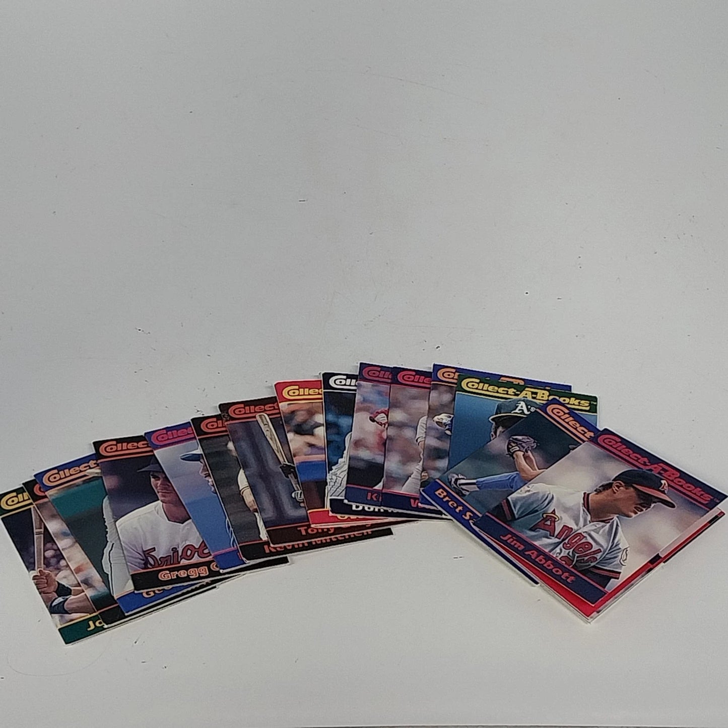 1990 Collect-A-Books Baseball Cards Lot of 15 MLB Mini Book Cards Vintage