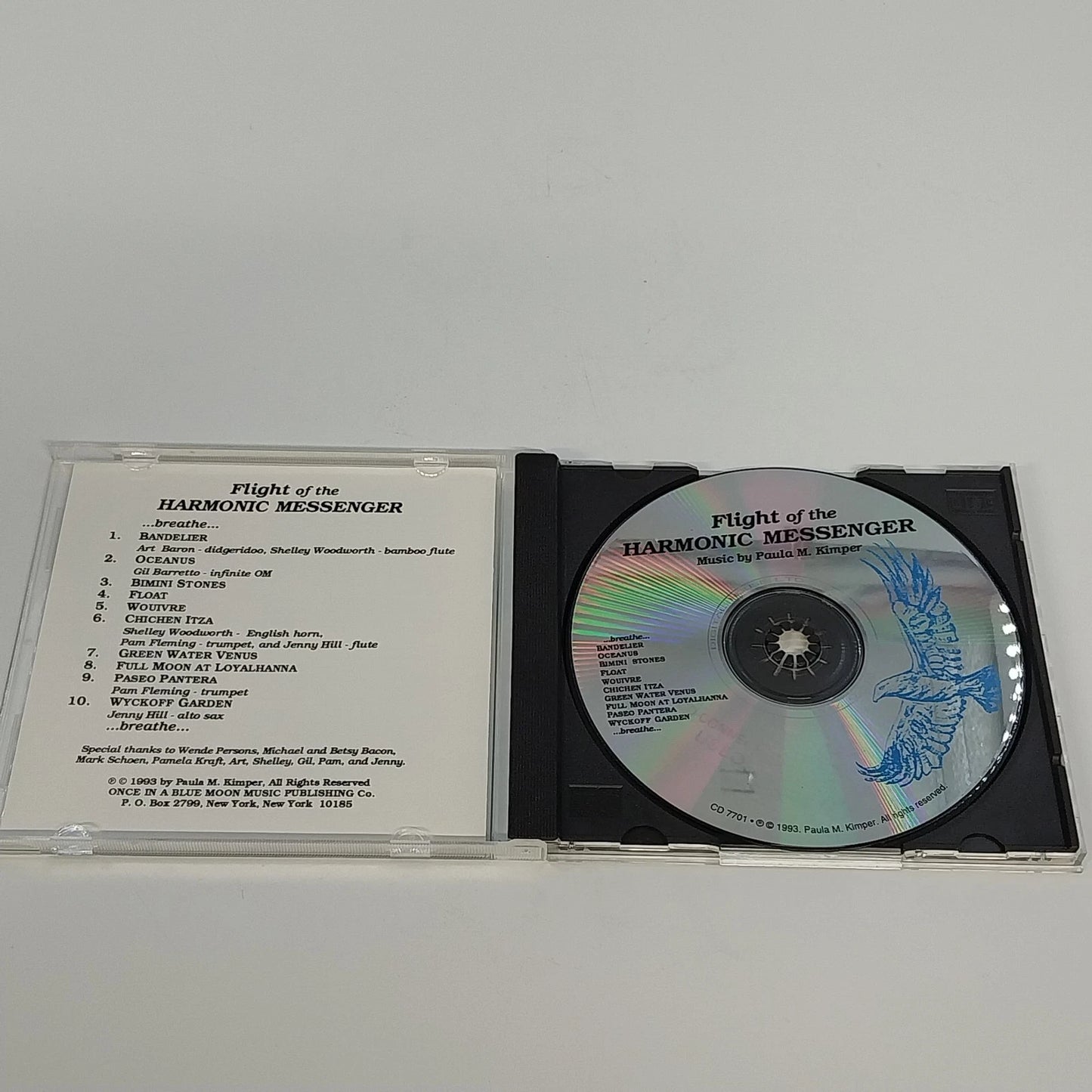 Paula M. Kimper Flight Of The Harmonic Messenger CD 7701 New Age Meditation 1993