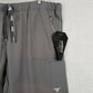 Medgear Material Girl Scrub Pants Womens 3XL Slim Leg Pewter NWT