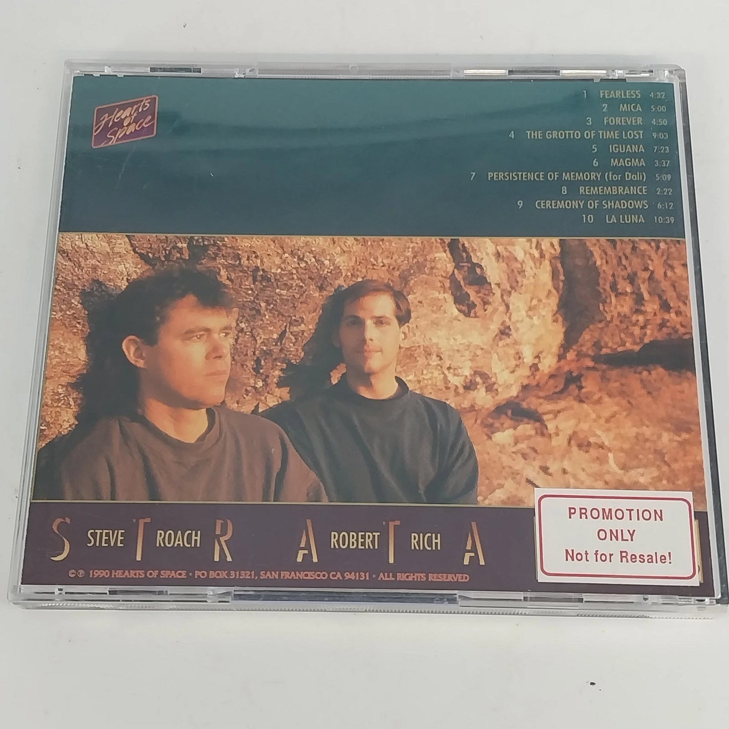 Strata by Robert Rich and Steve Roach CD 1990 Hearts of Space Records Ambient