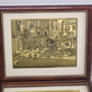 Lionel Barrymore Talio Chrome Framed Venice Prints Set of 4 Signed
