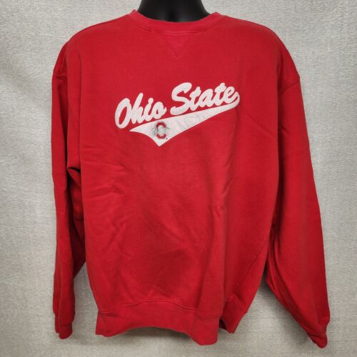 Ohio State University XL Red Crewneck Sweatshirt Men’s Pullover Vintage OSU