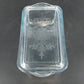 Anchor Hocking Fire-King Sapphire Blue Philbe Refrigerator Dish 1 Qt w Lid Vtg