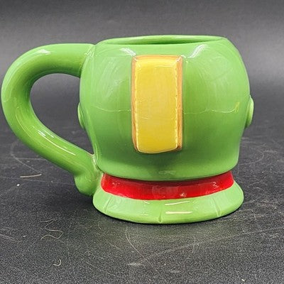 Marvin the Martian Coffee Tea Mug Cup Warner Bros WB Green Figural Ceramic China