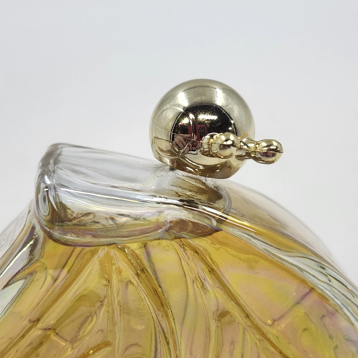 Avon Here's My Heart Cologne Clear Glass Butterfly Decanter 1.5 fl oz Vintage