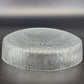 Indiana Glass Tree Bark Ice Textured Bowl 6.75 Inch Vintage