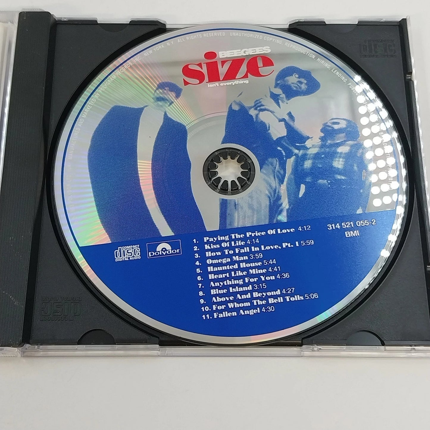 Bee Gees Size Isn't Everything CD Polydor 1993 Pop Rock 314 521 055-2 USA