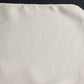 Beige Tablecloth Table Cover with Waffle Woven Weave Pattern Polyester 58" x 82"