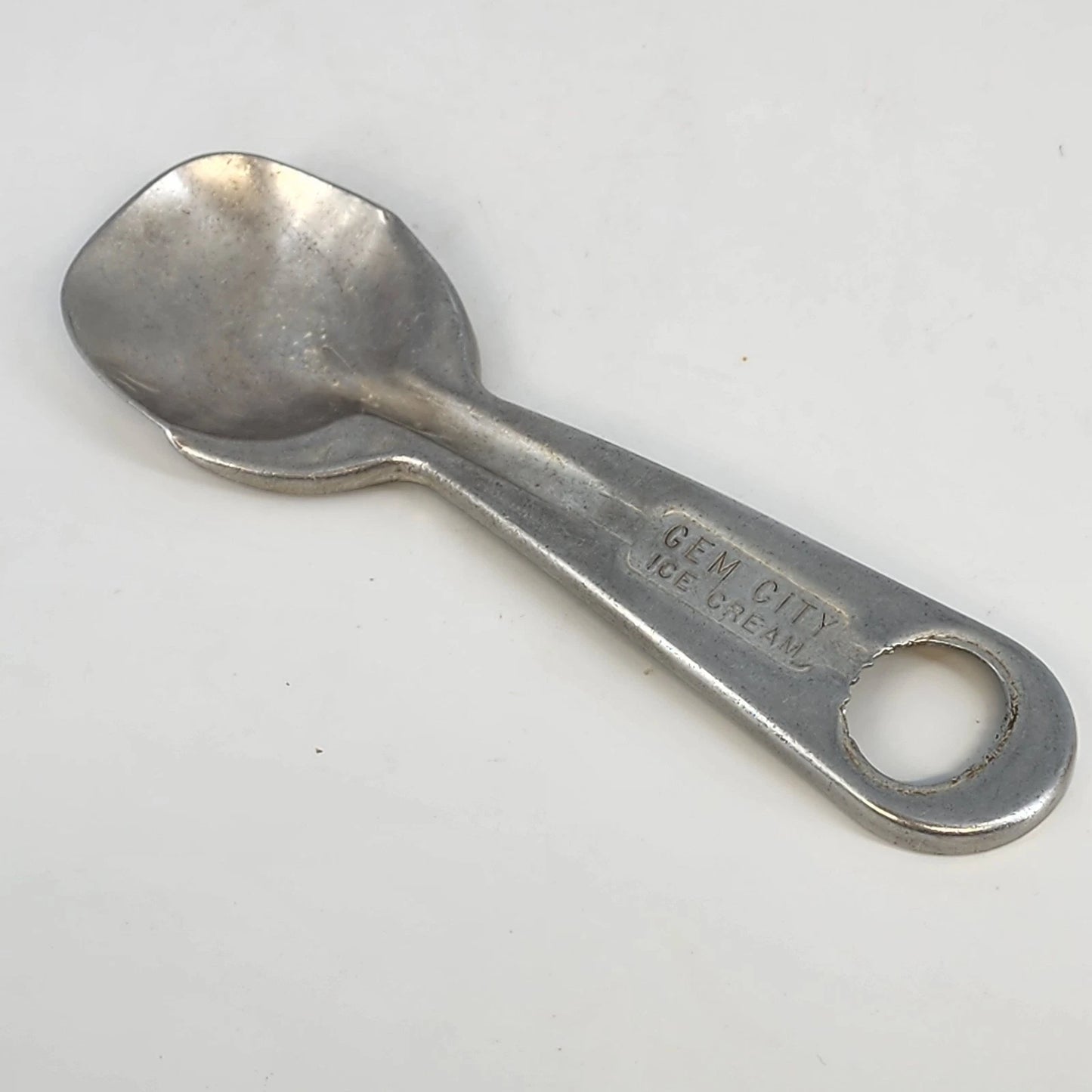 Gem City Ice Cream Scoop Cast Aluminum Retro Soda Fountain Kitchen Tool Vintage