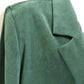 Briggs Blazer Jacket Women’s 12P Soft Green Button Up Shoulder Pads Classic