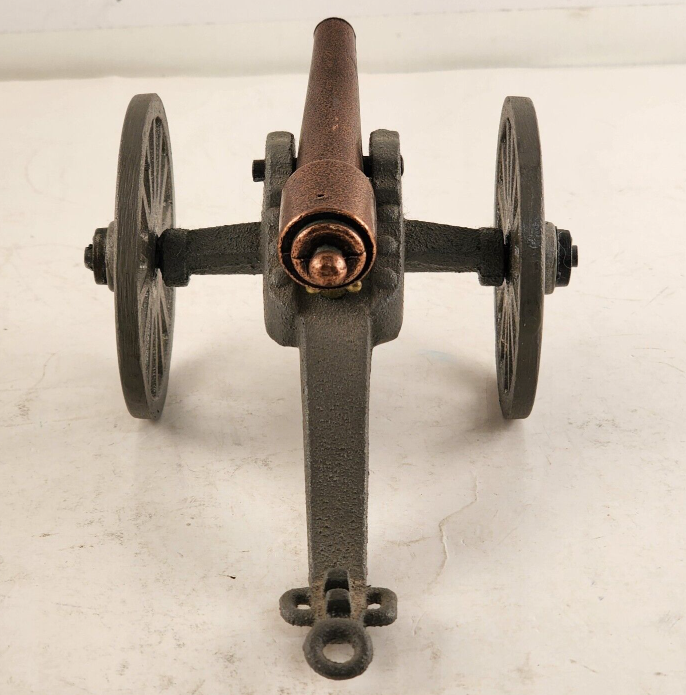 1865 Military Cannon Toy Penn Craft USA Cast Iron & Brass Civil War Replica 3"h