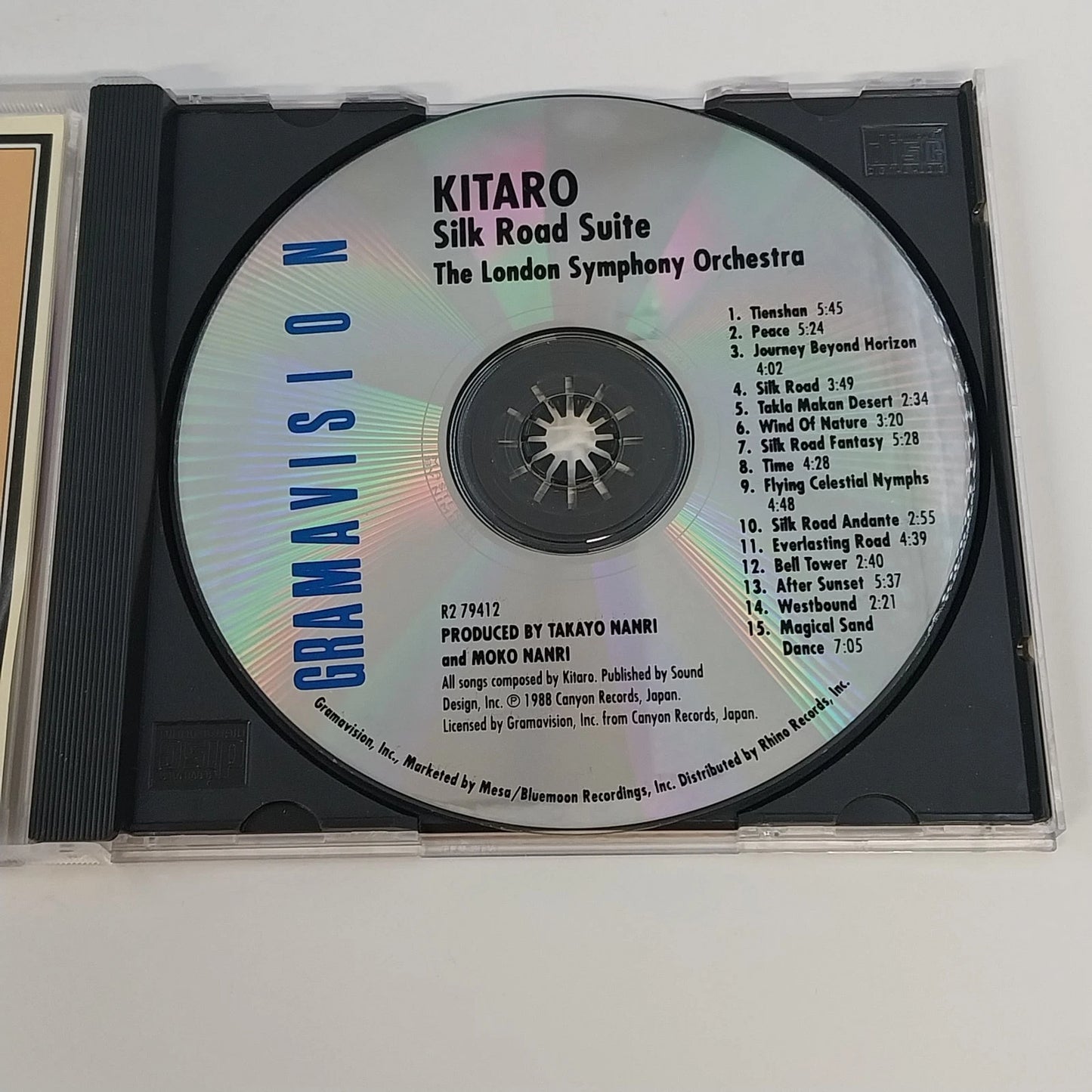 Kitaro Silk Road Suite CD London Symphony Orchestra R2 79412 Gramavision 1988