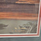 Sweethearts Print with Red Cardinal Bird & Rose Flower by Gregory Clair 20"x29"