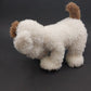 Noble in Barnes & Noble White Brown Puppy Dog Plush Stuffed Toy Animal Doll 12"