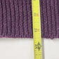 Vintage Gachet Womens Medium Geometric Knit Sweater Purple